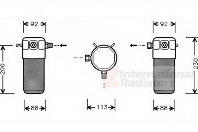 VAN WEZEL 5900d099 -  Осушитель, кондиционер